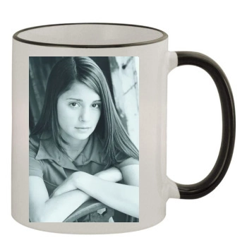 Shiri Appleby 11oz Colored Rim & Handle Mug