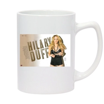 Hilary Duff 14oz White Statesman Mug