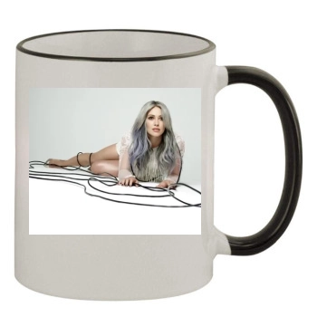 Hilary Duff 11oz Colored Rim & Handle Mug