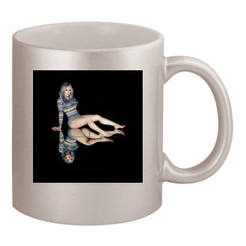 Hilary Duff 11oz Metallic Silver Mug