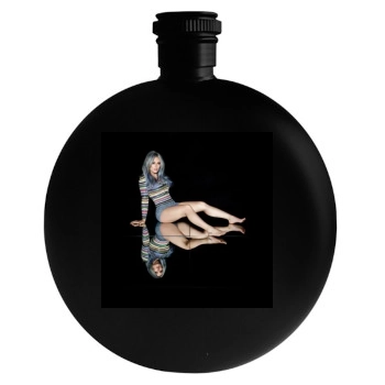 Hilary Duff Round Flask