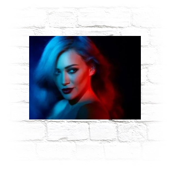 Hilary Duff Metal Wall Art