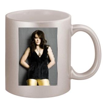 Hilary Duff 11oz Metallic Silver Mug