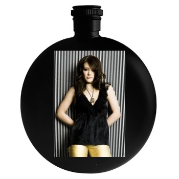 Hilary Duff Round Flask