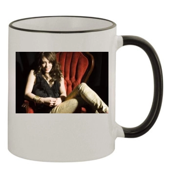 Hilary Duff 11oz Colored Rim & Handle Mug