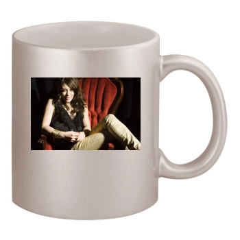 Hilary Duff 11oz Metallic Silver Mug