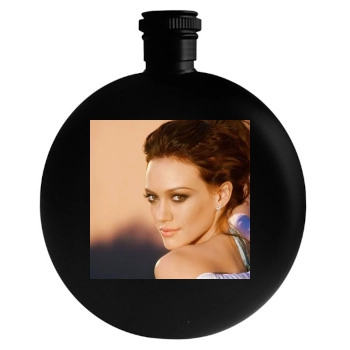 Hilary Duff Round Flask