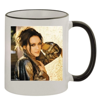 Hilary Duff 11oz Colored Rim & Handle Mug