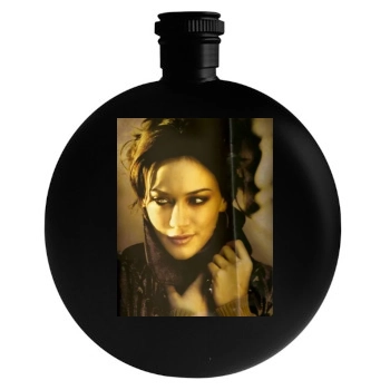 Hilary Duff Round Flask