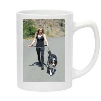 Hilary Duff 14oz White Statesman Mug