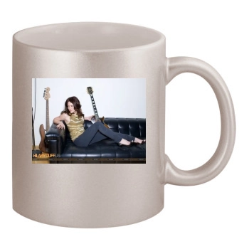 Hilary Duff 11oz Metallic Silver Mug