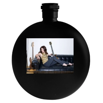 Hilary Duff Round Flask