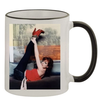 Shirley Manson 11oz Colored Rim & Handle Mug