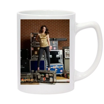 Hilary Duff 14oz White Statesman Mug