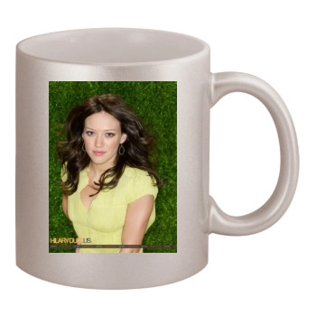 Hilary Duff 11oz Metallic Silver Mug