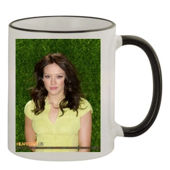 Hilary Duff 11oz Colored Rim & Handle Mug