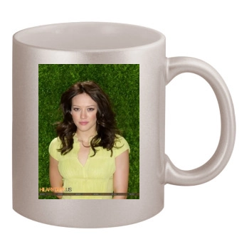 Hilary Duff 11oz Metallic Silver Mug