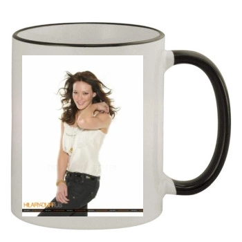 Hilary Duff 11oz Colored Rim & Handle Mug