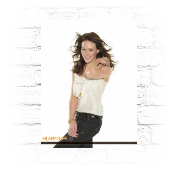 Hilary Duff Metal Wall Art