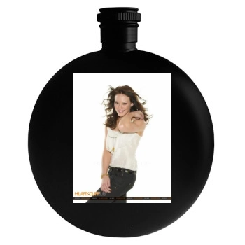 Hilary Duff Round Flask