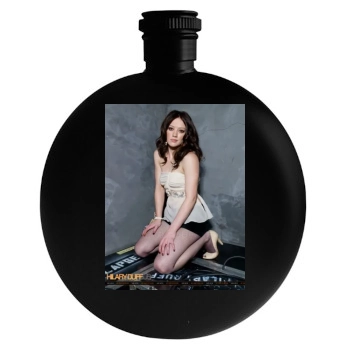 Hilary Duff Round Flask