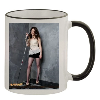 Hilary Duff 11oz Colored Rim & Handle Mug