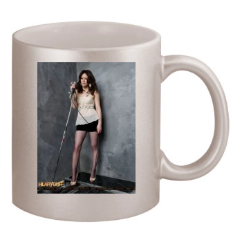 Hilary Duff 11oz Metallic Silver Mug