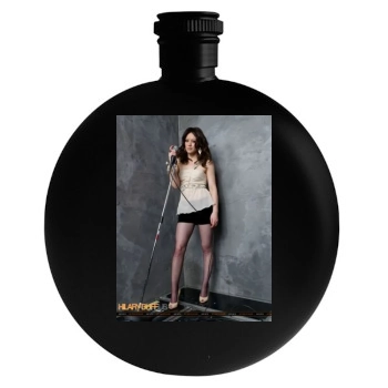 Hilary Duff Round Flask