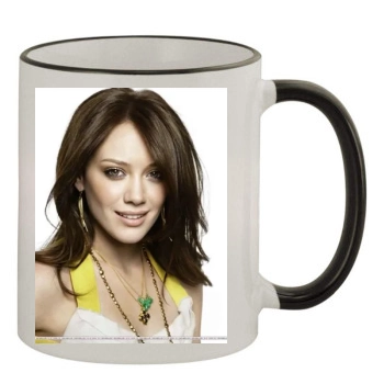 Hilary Duff 11oz Colored Rim & Handle Mug