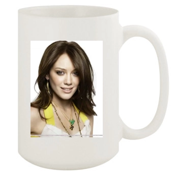 Hilary Duff 15oz White Mug