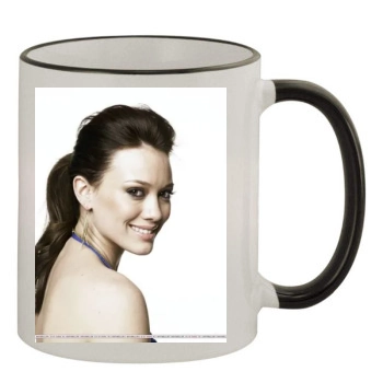 Hilary Duff 11oz Colored Rim & Handle Mug