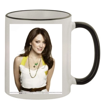 Hilary Duff 11oz Colored Rim & Handle Mug