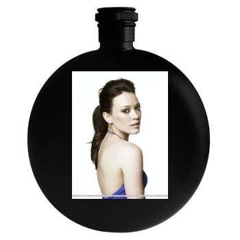 Hilary Duff Round Flask