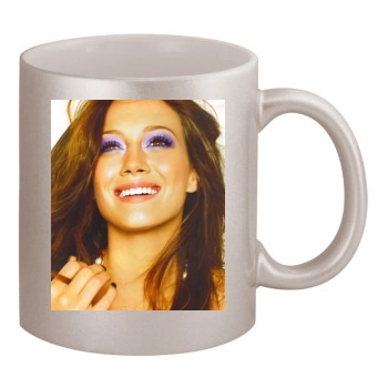 Hilary Duff 11oz Metallic Silver Mug