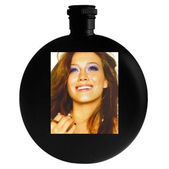 Hilary Duff Round Flask