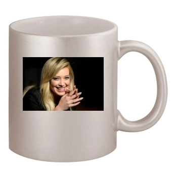 Hilary Duff 11oz Metallic Silver Mug