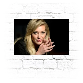 Hilary Duff Metal Wall Art