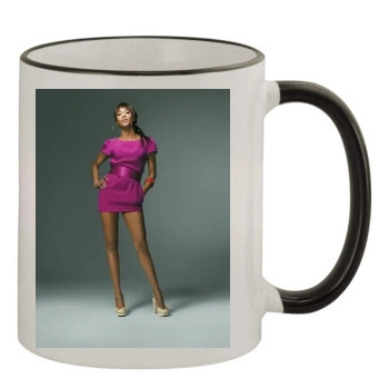 Shontelle 11oz Colored Rim & Handle Mug