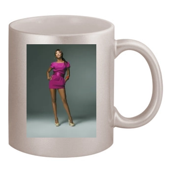 Shontelle 11oz Metallic Silver Mug