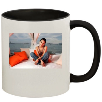 Shu Qi 11oz Colored Inner & Handle Mug