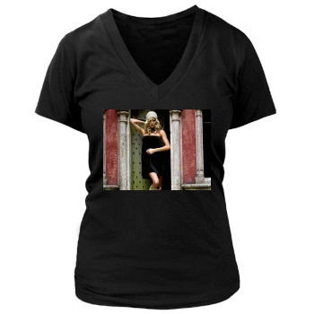 Sienna Miller Women's Deep V-Neck TShirt