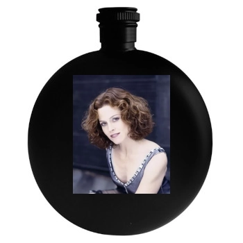 Sigourney Weaver Round Flask