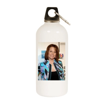 Sigourney Weaver White Water Bottle With Carabiner