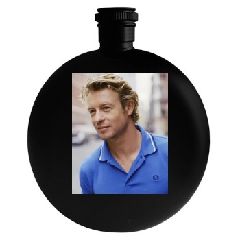 Simon Baker Round Flask