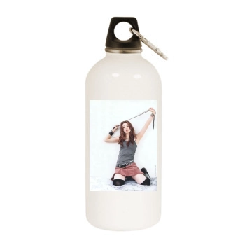 Skye Sweetnam White Water Bottle With Carabiner