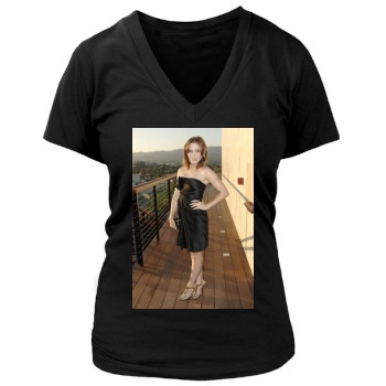 Sophia Bush Women's Deep V-Neck TShirt