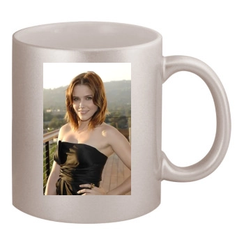 Sophia Bush 11oz Metallic Silver Mug