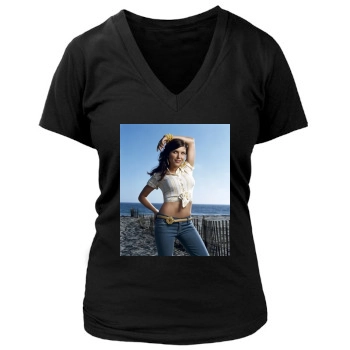 Sophia Bush Women's Deep V-Neck TShirt