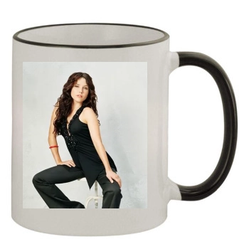 Sophia Bush 11oz Colored Rim & Handle Mug