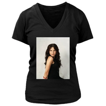 Sophia Bush Women's Deep V-Neck TShirt